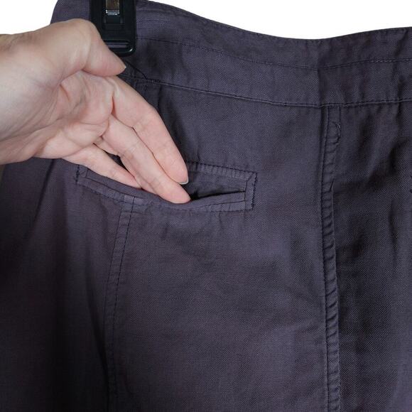 Daughters of the Liberation Utility Skirt 4 Purple Cargo Pockets Rugged Chic - Picture 10 of 13